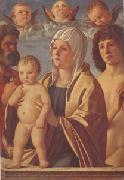 Giovanni Bellini, The Virgin and Child Between Peter and Sebastian (mk05)